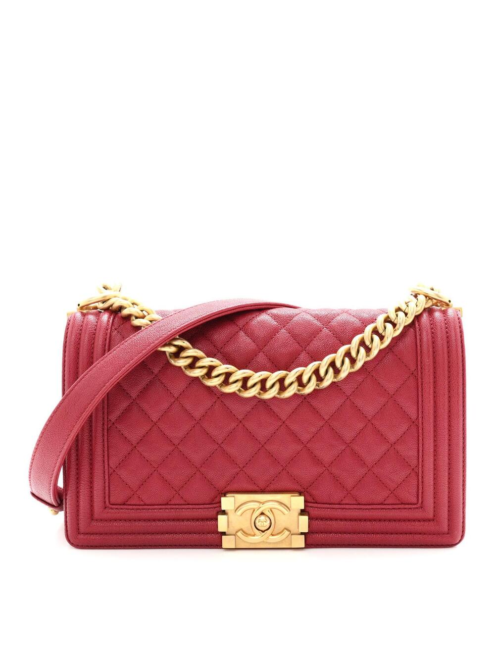Chanel Caviar Quilted Medium Boy Flap #324173C30B